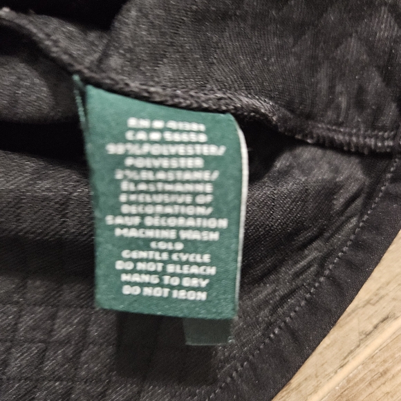 LAUREN Ralph Lauren Black Quilted Sleeveless Zip Vest Medium Old Money Preppy - Picture 11 of 16